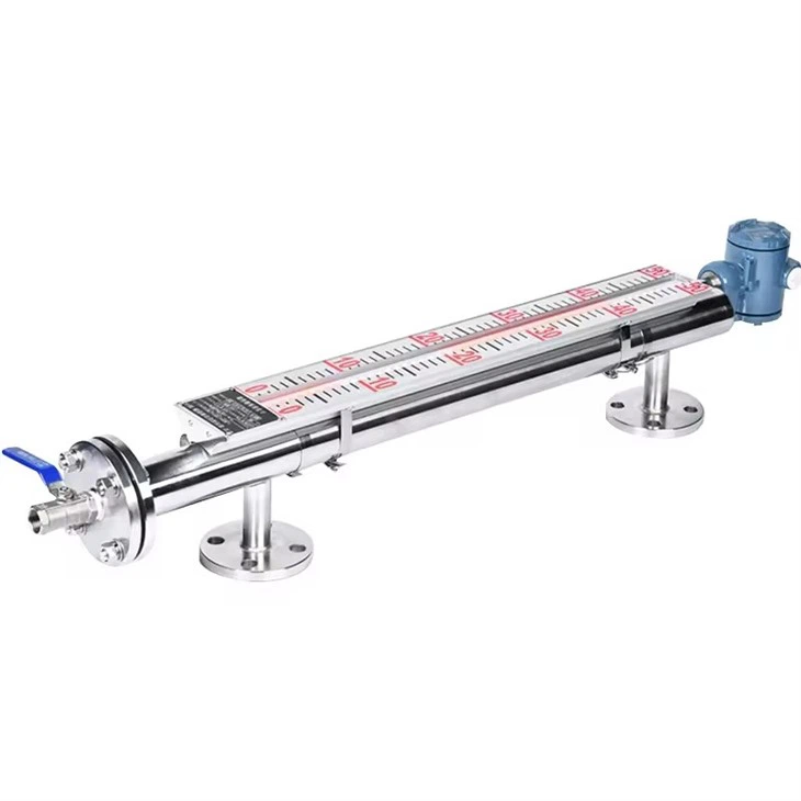 Bypass-nivåindikator med sändare